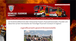 Desktop Screenshot of ff-gruenbach.de