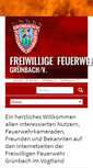 Mobile Screenshot of ff-gruenbach.de